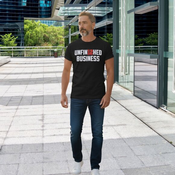 4TB GRAPHIC T-SHIRT UNFIN12HED BUSINESS - Picture 2 of 9